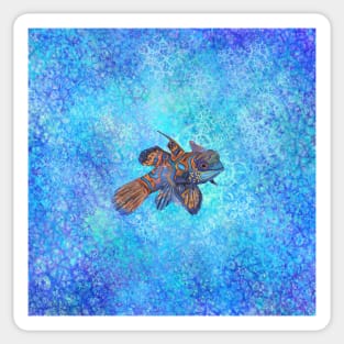 Mandarinfish in Water Sticker